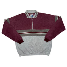 Load image into Gallery viewer, Vintage 90’s GREENLINE INTERNATIONAL Colour Block 1/4 Zip Collared Sweatshirt

