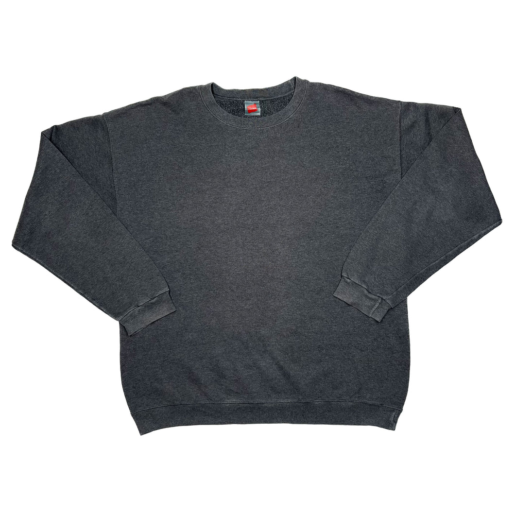 Early 00’s HANES Premium Classic Blank Basic Essential Cotton Crewneck Sweatshirt