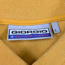 Load image into Gallery viewer, GIORGIO Giotech Fleece Embroidered Crest Logo V-Neck Fleece Sweatshirt
