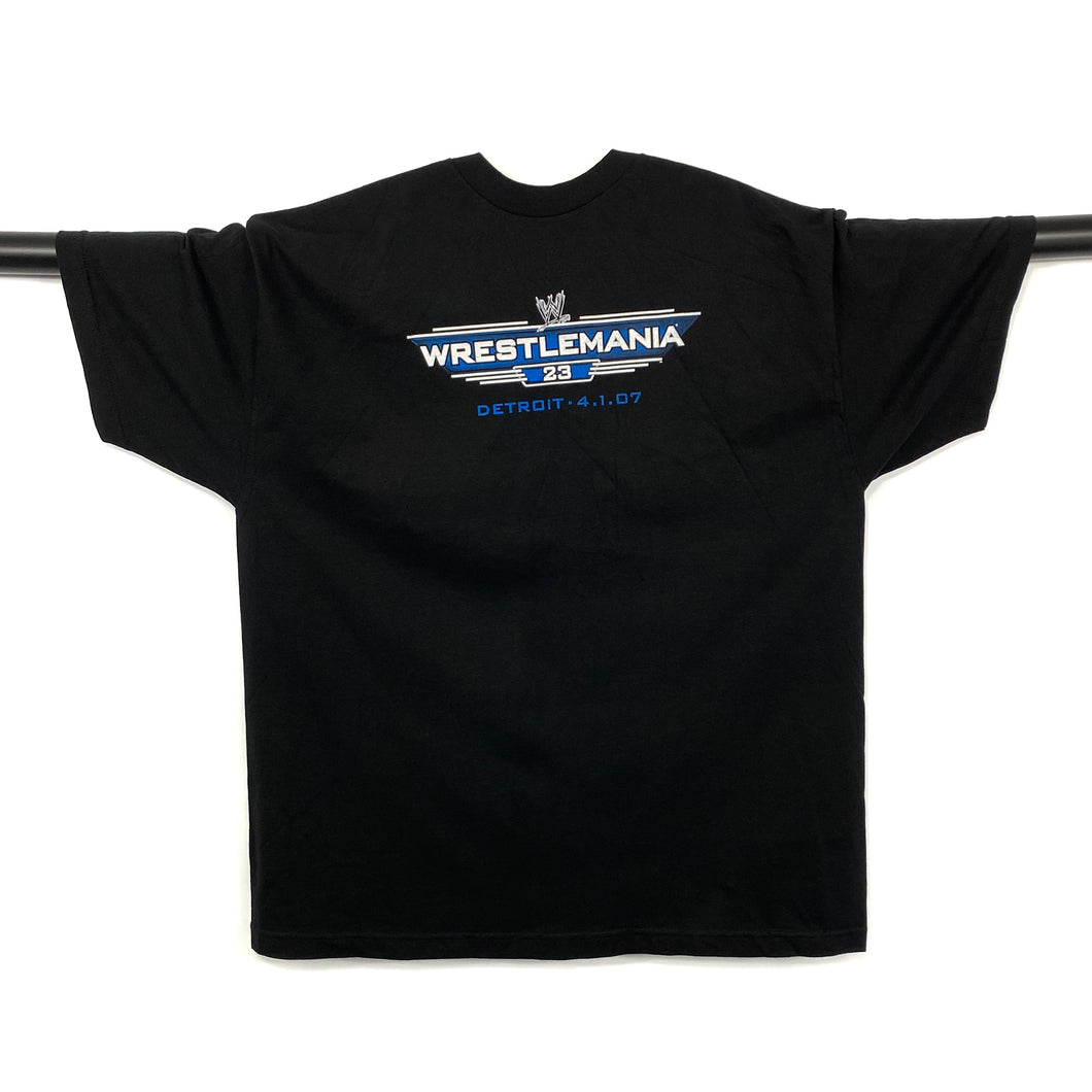 WWE (2007) WRESTLEMANIA 23 “Detroit” Wrestling PPV Event Graphic T-Shirt