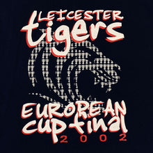 Load image into Gallery viewer, Jerzees (2002) LEICESTER TIGERS “European Cup Final” Rugby Union Graphic T-Shirt
