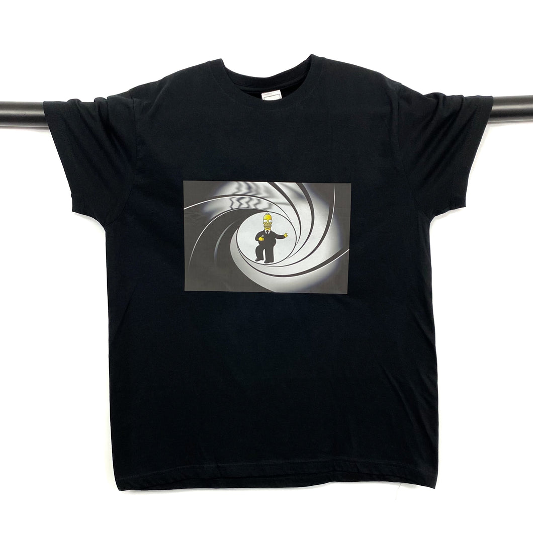 THE SIMPSONS Homer James Bond Parody Graphic T-Shirt