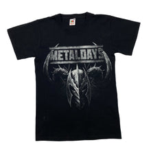 Load image into Gallery viewer, METAL DAYS Graphic Spellout Heavy Metal Band Music Festival T-Shirt
