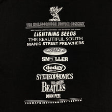 Load image into Gallery viewer, ROCK THE KOP (1997) “The Hillsborough Justice Concert” Indie Rock Britpop Band T-Shirt
