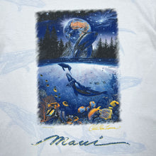 Load image into Gallery viewer, Murina MAUI Hawaii Whale Ocean Wildlife All-Over Print Souvenir Graphic T-Shirt
