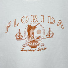 Load image into Gallery viewer, FLORIDA “Sunshine State” Nautical Souvenir Spellout Graphic T-Shirt
