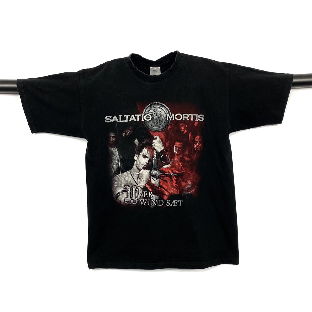 SALTATIO MORTIS “Wer Wind Saet” Medieval Heavy Metal Band Tour T-Shirt