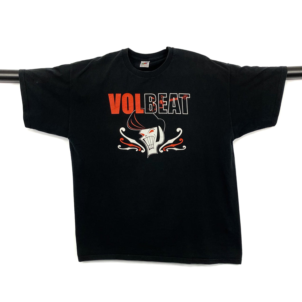 VOLBEAT Rockbilly Graphic Logo Spellout Hard Rock Heavy Metal Band T-Shirt