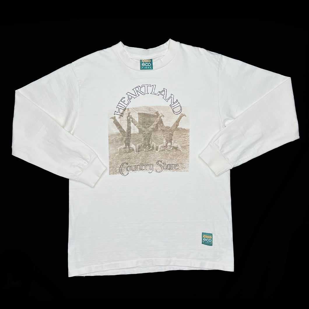 Eco Fibre HEARTLAND “Country Store” Souvenir Graphic Lightweight Crewneck Sweatshirt