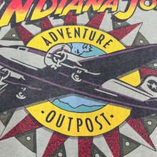 Load image into Gallery viewer, Vintage 90’s Disney Wear INDIANA JONES “Adventure Outpost” Souvenir Single Stitch T-Shirt
