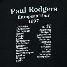 Load image into Gallery viewer, PAUL RODGERS “NOW European Tour 1997” Hard Rock Blues Rock Music Band T-Shirt
