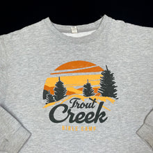Load image into Gallery viewer, TROUT CREEK BIBLE CAMP Souvenir Spellout Graphic Crewneck Sweatshirt
