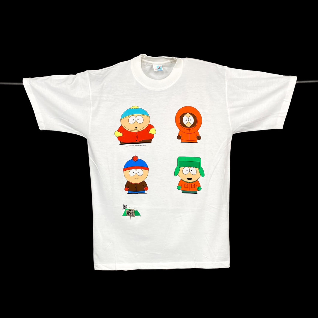 Vintage SOUTH PARK (1998) Cartman Kenny Stan Kyle TV Show T-Shirt