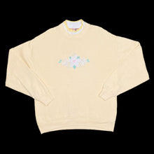 Load image into Gallery viewer, TOP STITCH Morning Sun Embroidered Floral Flower Double Collared Sweatshirt
