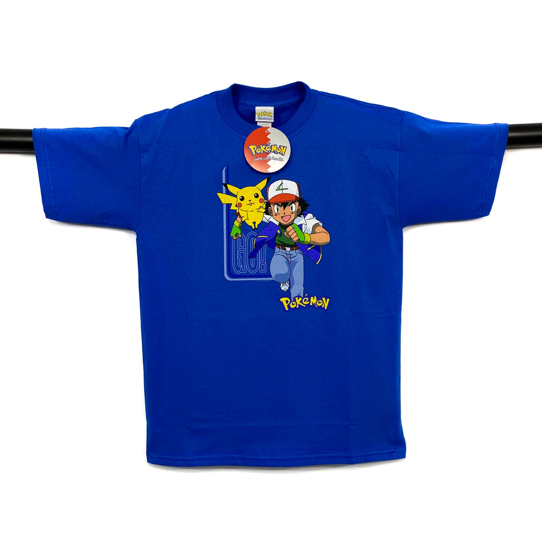 Vintage Nintendo POKEMON (1999) “GO!” Character Anime T-Shirt