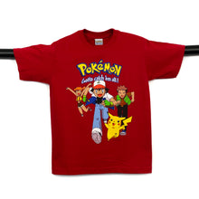Load image into Gallery viewer, Vintage Nintendo POKEMON (1999) “Gotta Catch ‘Em All!” Anime T-Shirt
