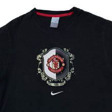 Load image into Gallery viewer, NIKE Manchester United FC MUFC Football Embroidered Swoosh Logo Graphic T-Shirt
