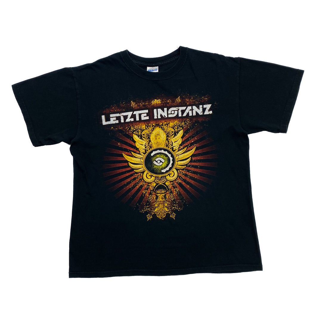 LETZTE INSTANZ Graphic Spellout Medieval Symphonic Heavy Metal Band T-Shirt