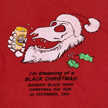 Load image into Gallery viewer, I’M DREAMING OF A BLACK CHRISTMAS (1993) Running Souvenir Graphic Single Stitch T-Shirt
