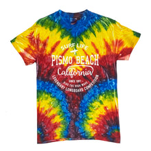 Load image into Gallery viewer, PISMO BEACH California &quot;Surf Life&quot; Tie Dye T-Shirt
