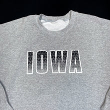 Load image into Gallery viewer, IOWA College Souvenir Spellout Graphic Crewneck Sweatshirt
