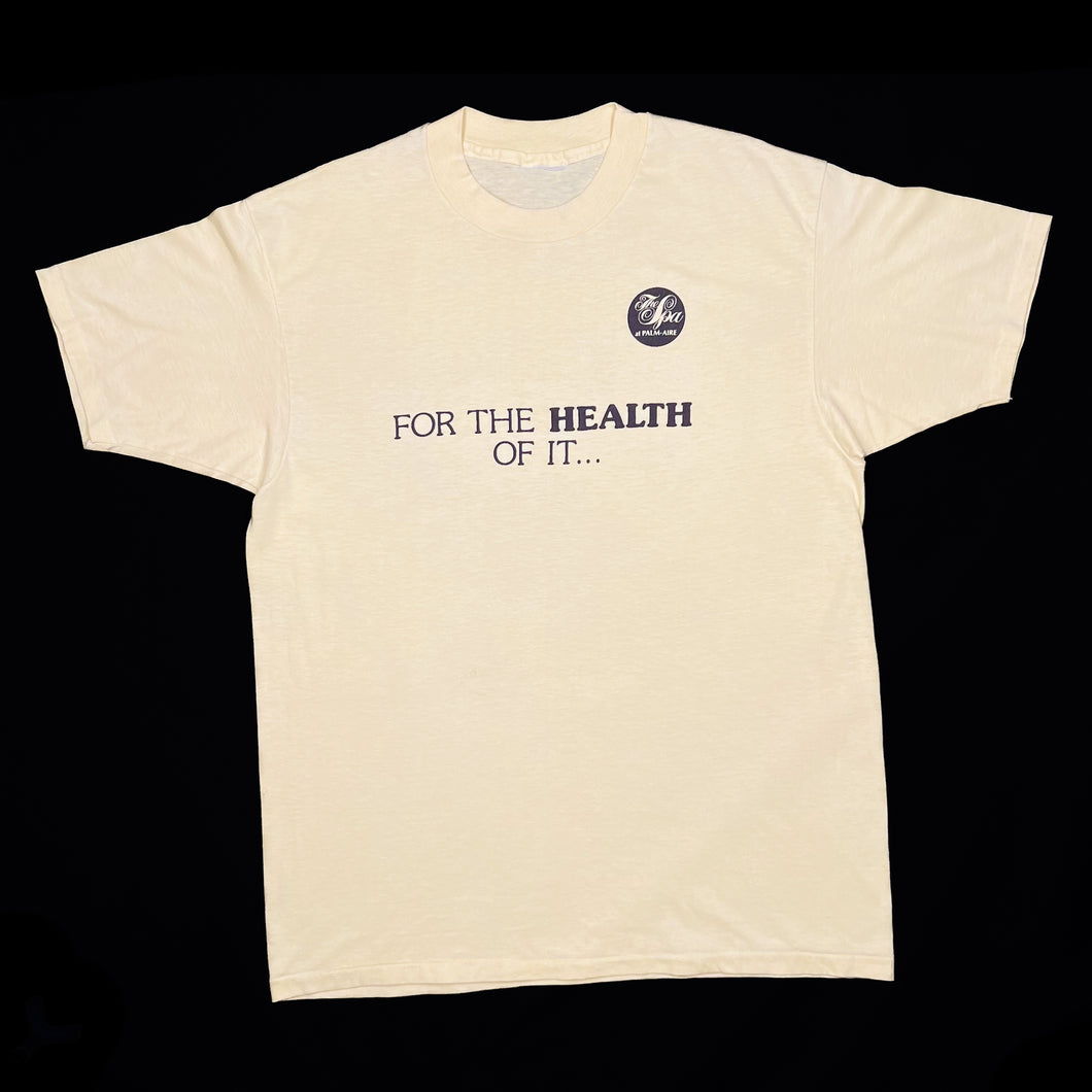 THE SPA At Palm-Aire “For The Health Of It” Promo Graphic Single Stitch T-Shirt
