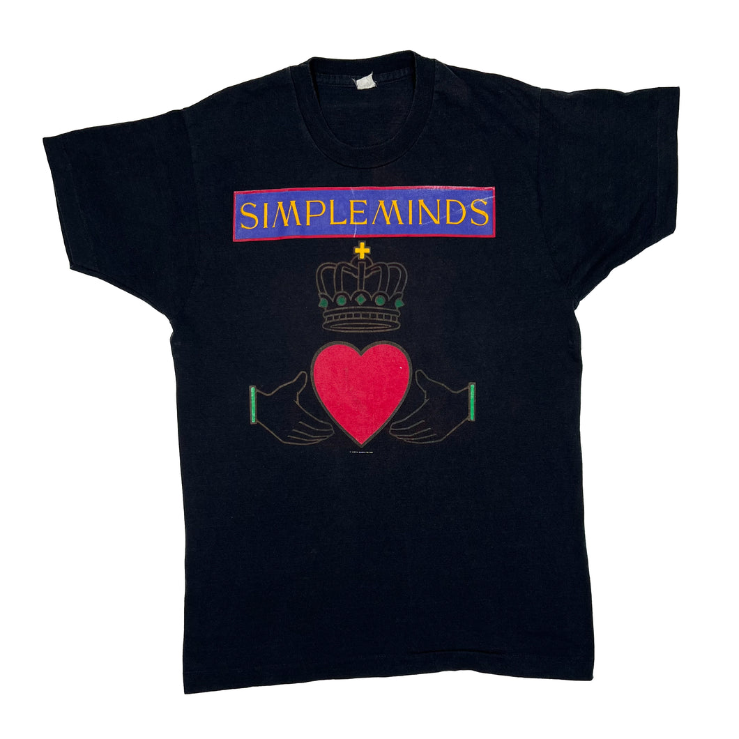 SIMPLE MINDS “European Tour 1989” Post Punk New Wave Band Single Stitch T-Shirt