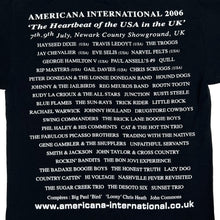 Load image into Gallery viewer, AMERICANA INTERNATIONAL (2006) “Return To The 50’s” Souvenir Spellout Graphic T-Shirt
