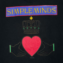 Load image into Gallery viewer, SIMPLE MINDS “European Tour 1989” Post Punk New Wave Band Single Stitch T-Shirt
