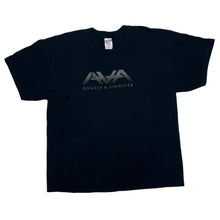 Load image into Gallery viewer, ANGELS &amp; AIRWAVES Graphic Logo Spellout Alternative Space Rock Band T-Shirt
