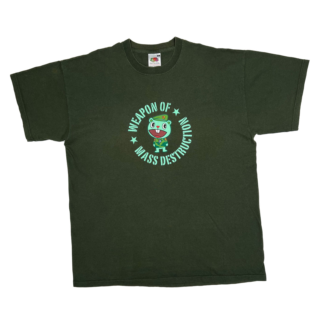 HAPPY TREE FRIENDS (2003) “Weapon Of Mass Destruction” Cartoon TV Show Graphic T-Shirt