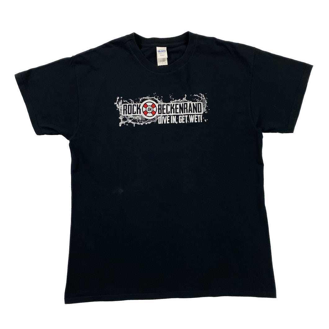 ROCK AM BECKENRAND (2017) Hard Rock Metal Music Band Festival Lineup T-Shirt