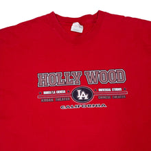 Load image into Gallery viewer, Hanes HOLLYWOOD “California” USA Souvenir Spellout Graphic T-Shirt
