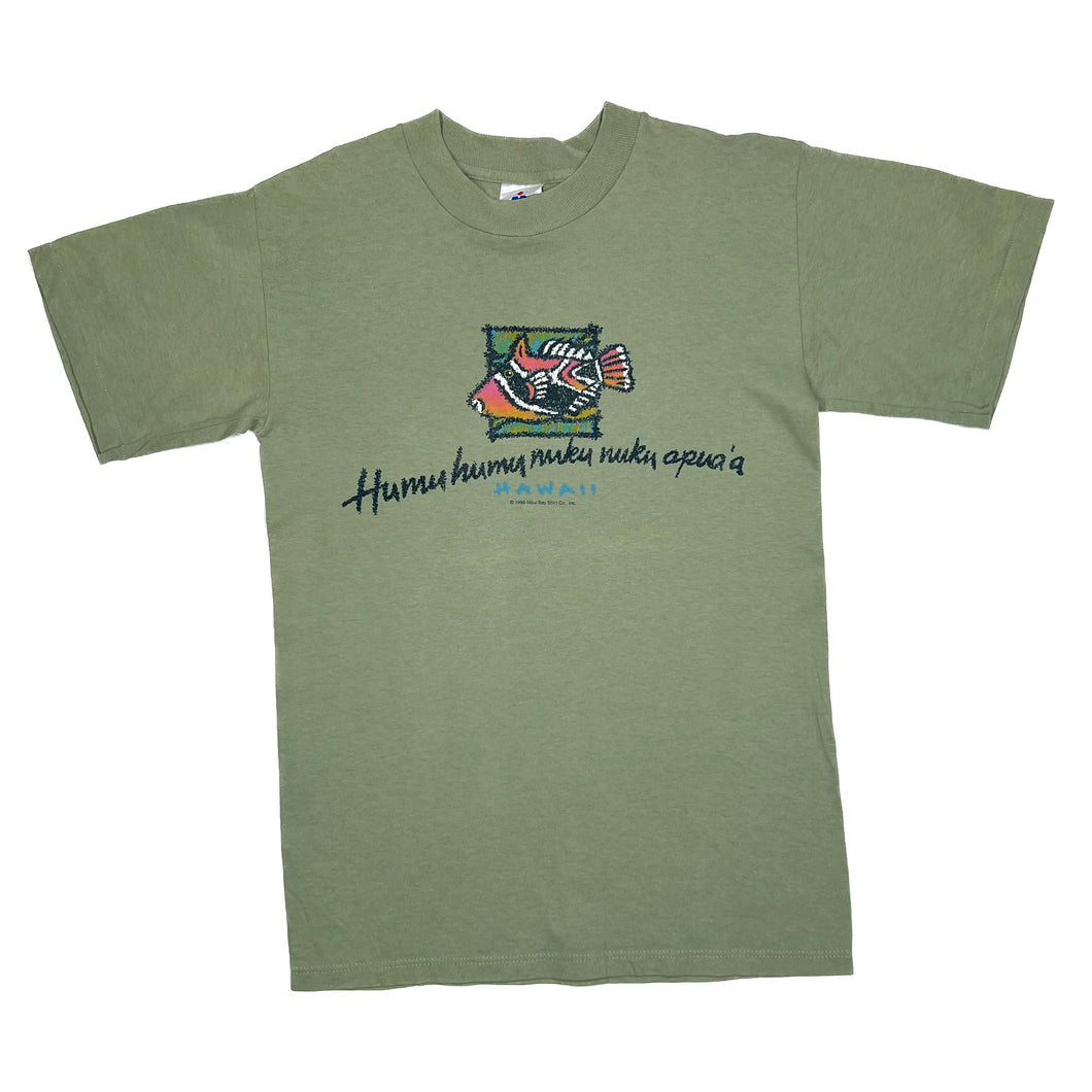 HUMU HUMU NUKU NUKU APUA’A “Hawaii” USA Souvenir Graphic Single Stitch T-Shirt
