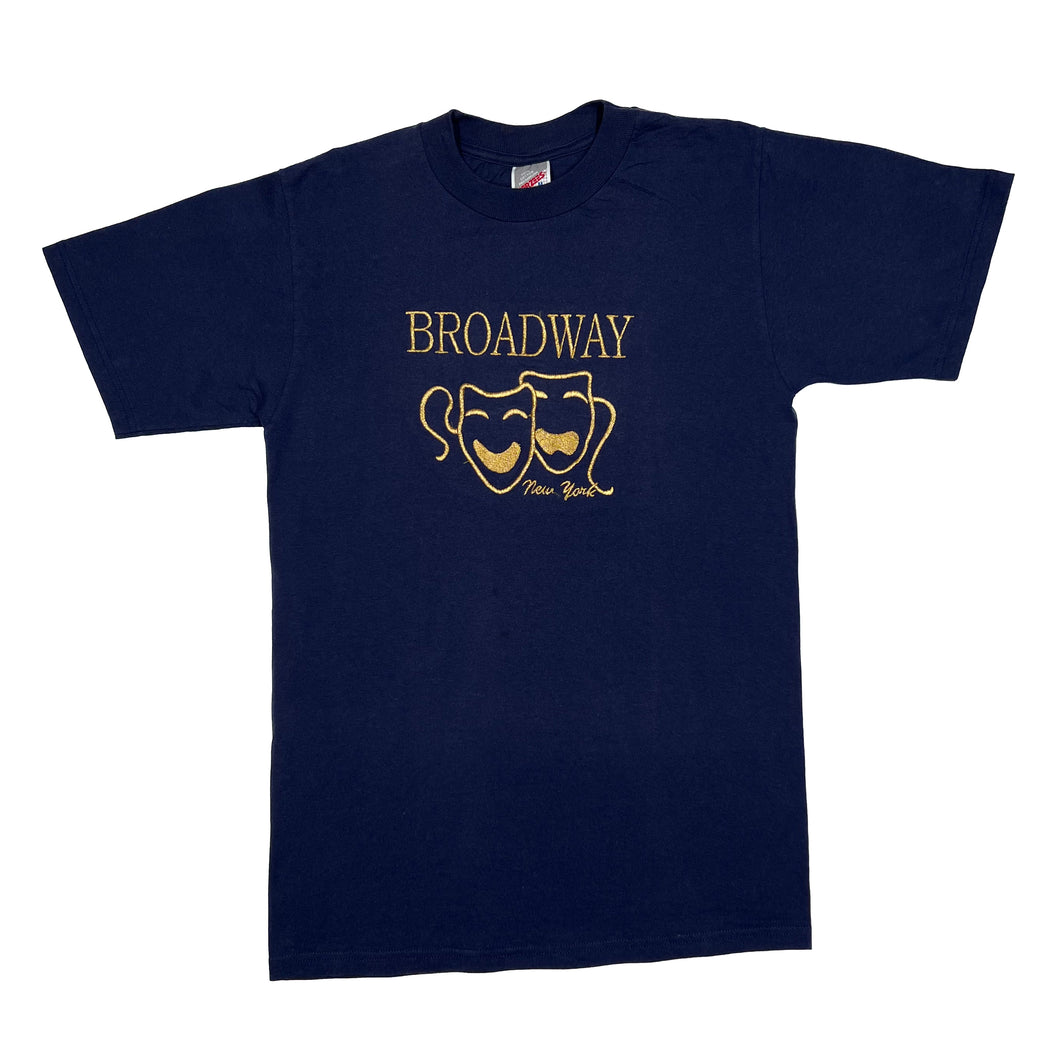 Jerzees BROADWAY “New York” Embroidered Spellout USA Souvenir T-Shirt