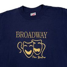 Load image into Gallery viewer, Jerzees BROADWAY “New York” Embroidered Spellout USA Souvenir T-Shirt

