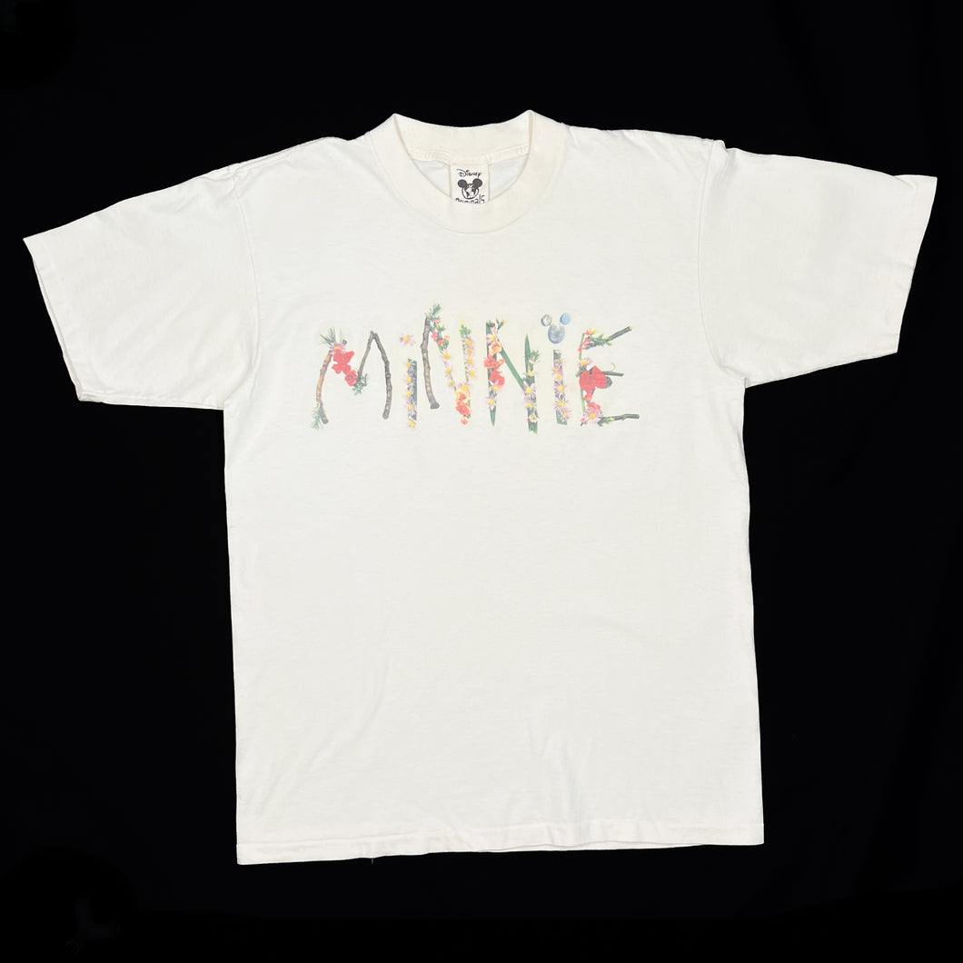 Disney Originals MINNIE Minnie Mouse Floral Graphic Single Stitch T-Shirt