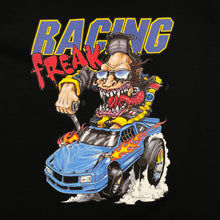Load image into Gallery viewer, RACING FREAK Impulse Wear Gothic Biker Flaming Muscle Car Cartoon Graphic T-Shirt
