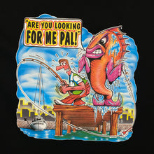Load image into Gallery viewer, ARE YOU LOOKING FOR ME PAL! (1992) Fishing Souvenir Cartoon Graphic T-Shirt
