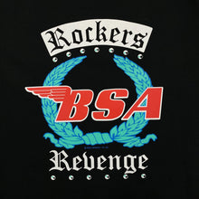 Load image into Gallery viewer, BSA (1995) “Rockers Revenge” Biker Gothic Spellout Graphic T-Shirt
