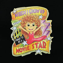 Load image into Gallery viewer, I WANT TO BE A MOVIE STAR (1995) Novelty Cartoon Graphic T-Shirt
