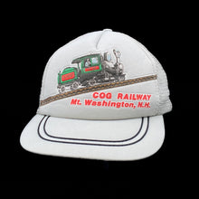 Load image into Gallery viewer, COG RAILWAY “Mt. Washington, N.H” Train Souvenir Mesh Trucker Baseball Cap
