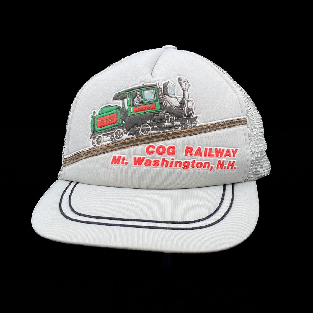 COG RAILWAY “Mt. Washington, N.H” Train Souvenir Mesh Trucker Baseball Cap