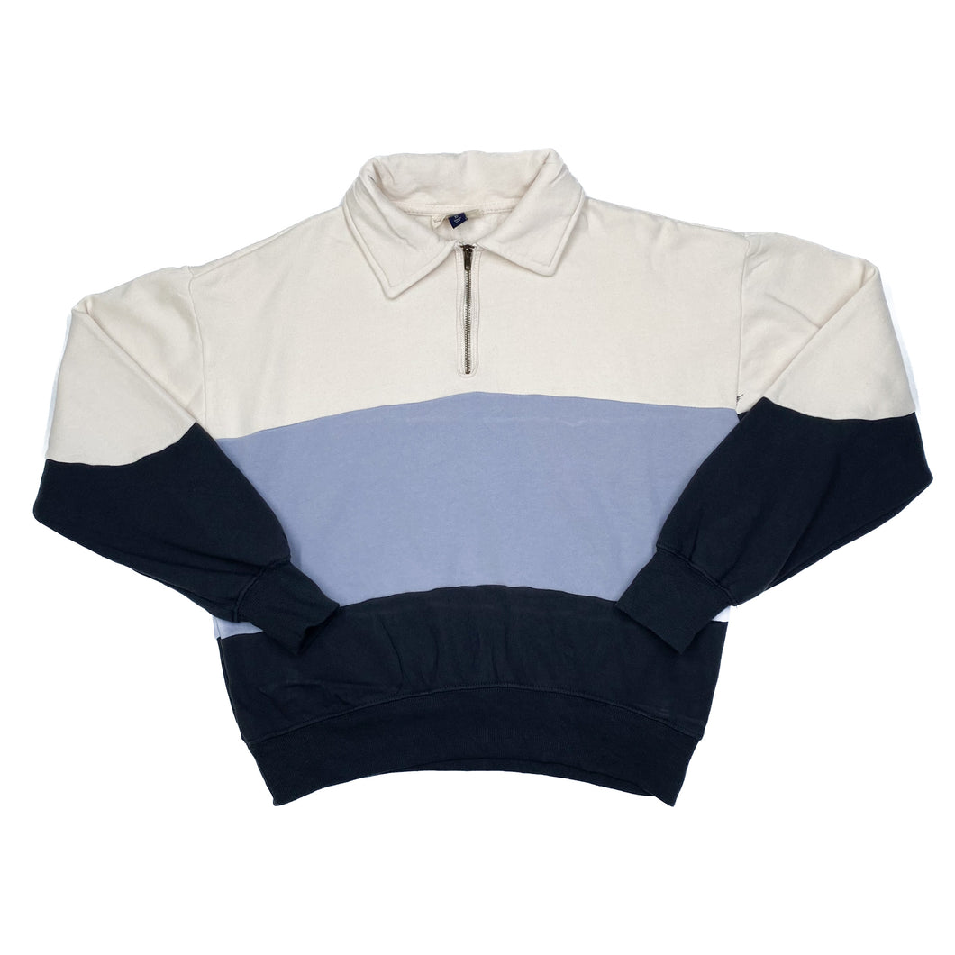 UNIVERSAL THREAD Colour Block 1/4 Zip Collared Pullover Sweatshirt