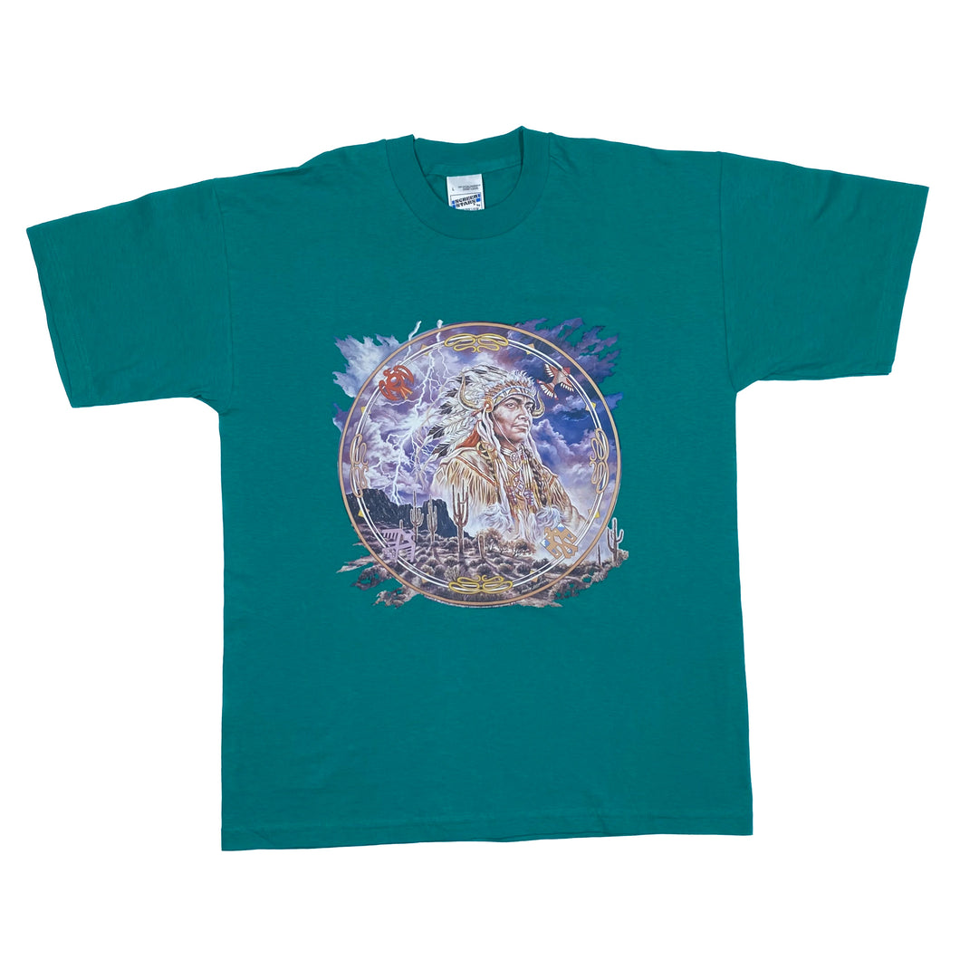 Screen Stars (1995) BRUCE LAKATOKA Native American Wildlife Nature Graphic T-Shirt