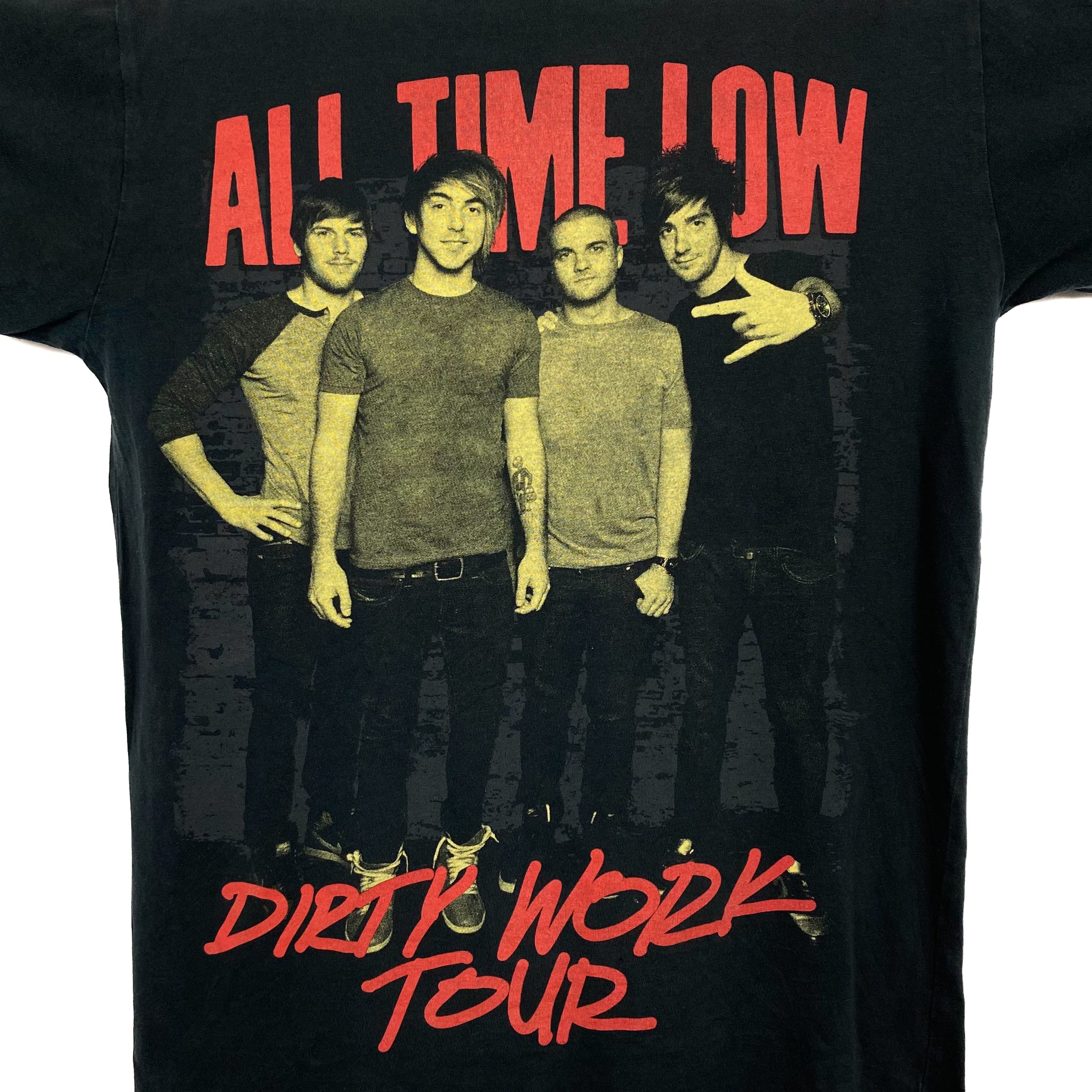 ALL TIME LOW “Dirty Work Tour 2011” Graphic Pop Punk Band T-Shirt – George  Worgan VTG, image size:2048x2048