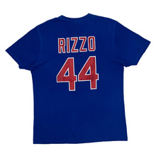 Load image into Gallery viewer, MLB CHICAGO CUBS “Rizzo” Baseball Logo Spellout Graphic T-Shirt
