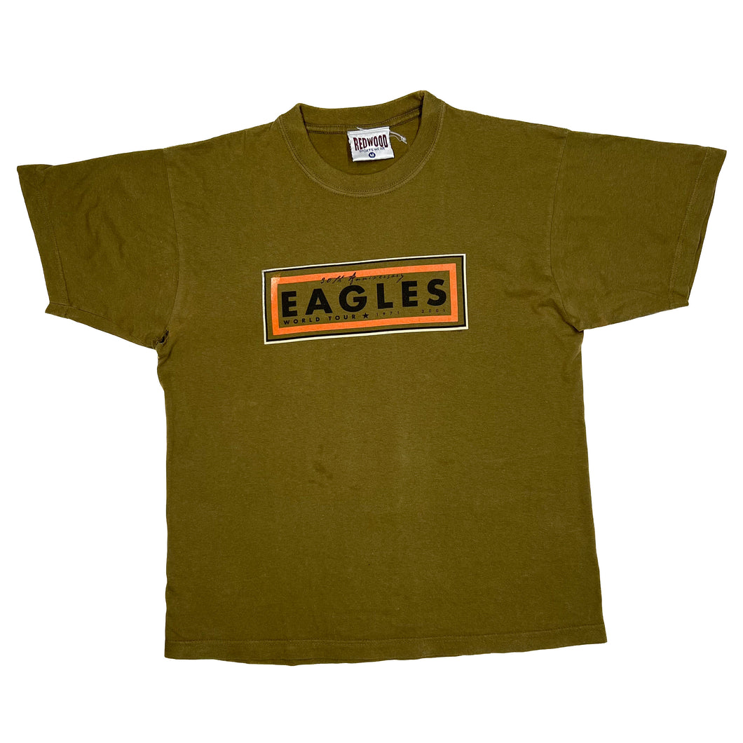 Redwood EAGLES “30th Anniversary World Tour 2001 ” Rock Band Tour T-Shirt