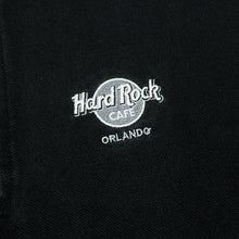 Load image into Gallery viewer, HARD ROCK CAFE “Orlando” Embroidered Souvenir Logo 1/4 Zip Polo Shirt Top
