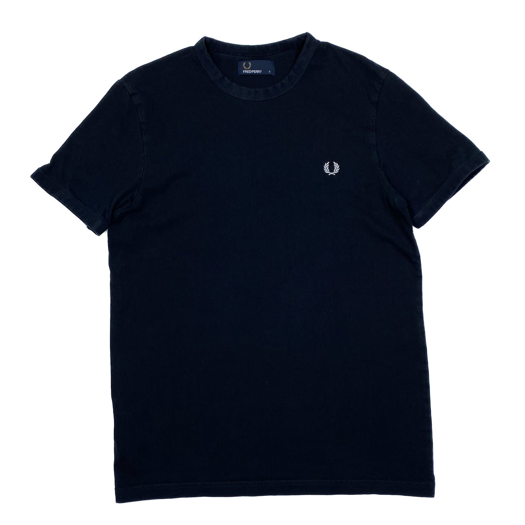 FRED PERRY Classic Embroidered Mini Laurel Logo T-Shirt